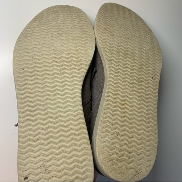 Toms Oxford Shoes Men’s Size 10.5 US Grey Aviator Brogue Wingtip Lace-up Textile - Picture 8 of 11